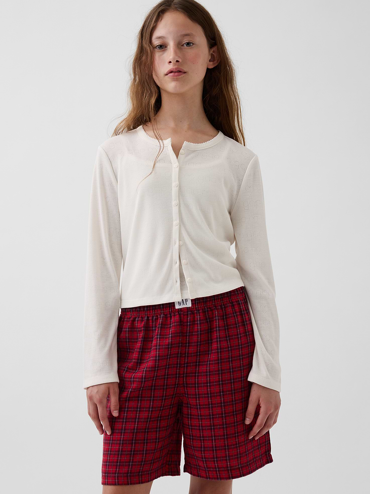 Image number 4 showing, Kids Recycled Flannel PJ Boxer Shorts