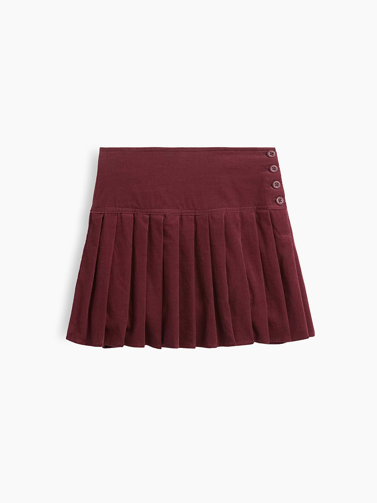 Image number 2 showing, Kids Corduroy Pleated Skirt