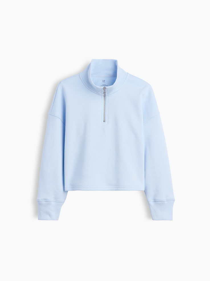 Image 6 of 6, Kids VintageSoft Oversized Quarter-Zip Pullover