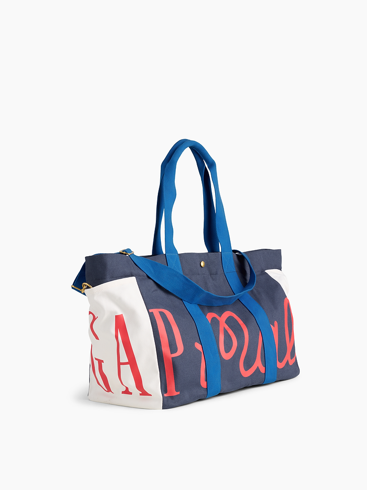 Image number 3 showing, Gap × Malbon Logo Canvas Tote Bag