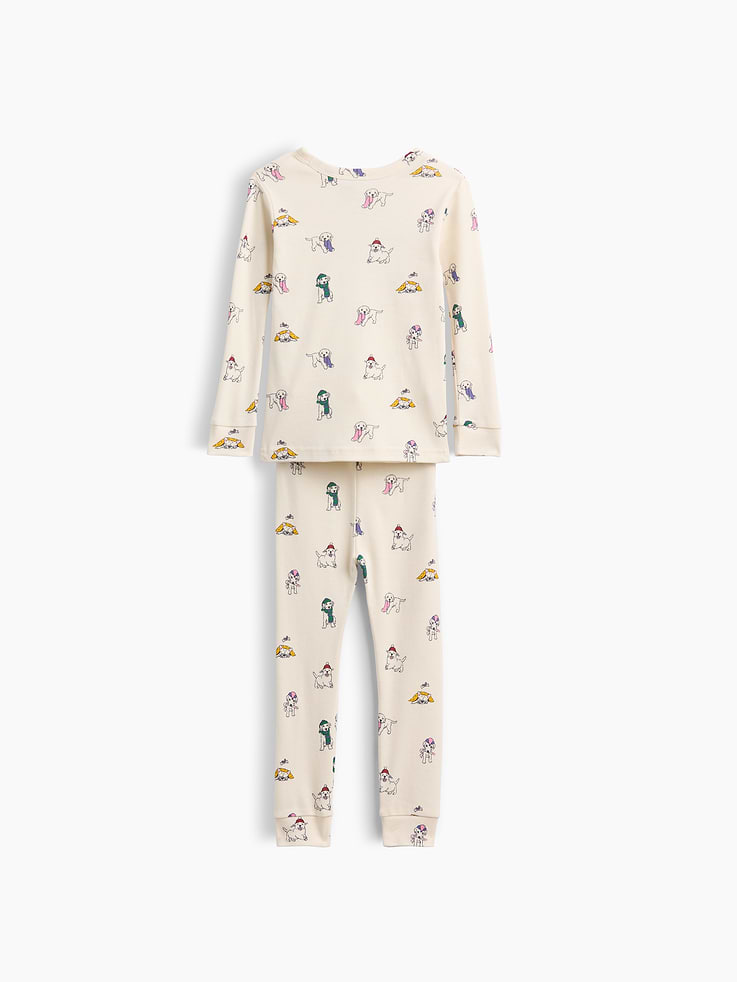 Image 2 of 2, Baby & Toddler Organic Brushed Cotton PJ Set
