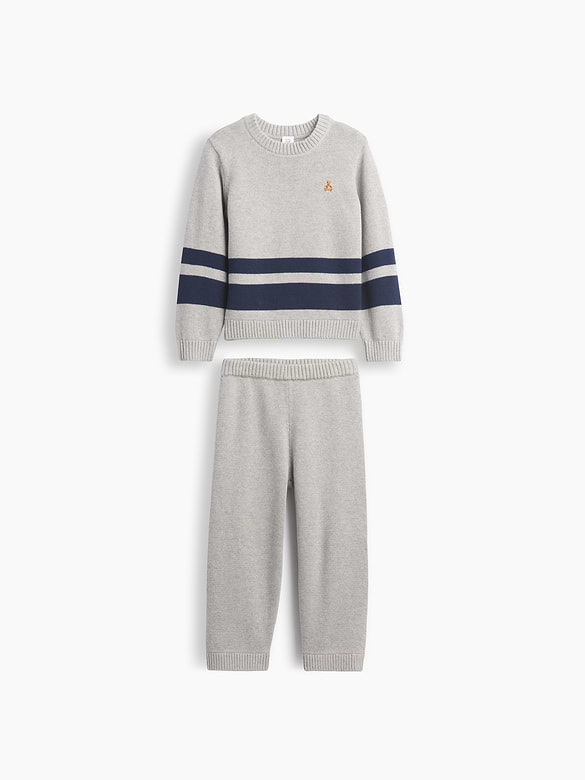Baby & Toddler Varsity Stripe Sweater Set