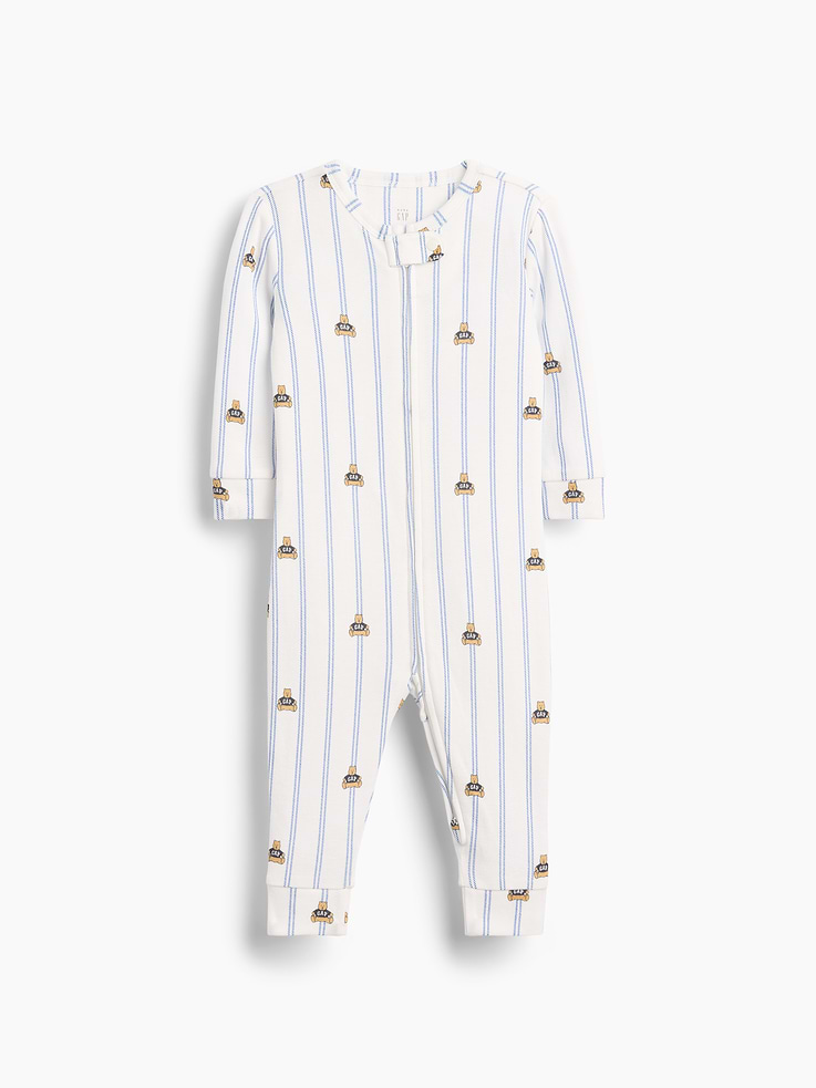Image number 1 showing, Baby & Toddler Organic Cotton Print One-Piece