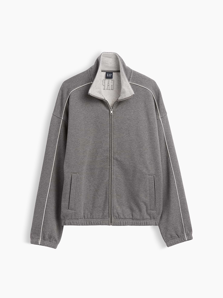 Image number 5 showing, Heavyweight Oversized Zip Jacket