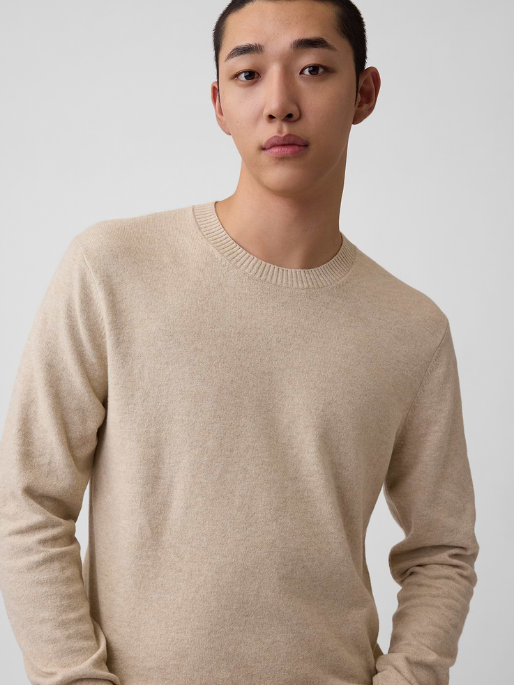 Image number 4 showing, CashSoft Crew Sweater