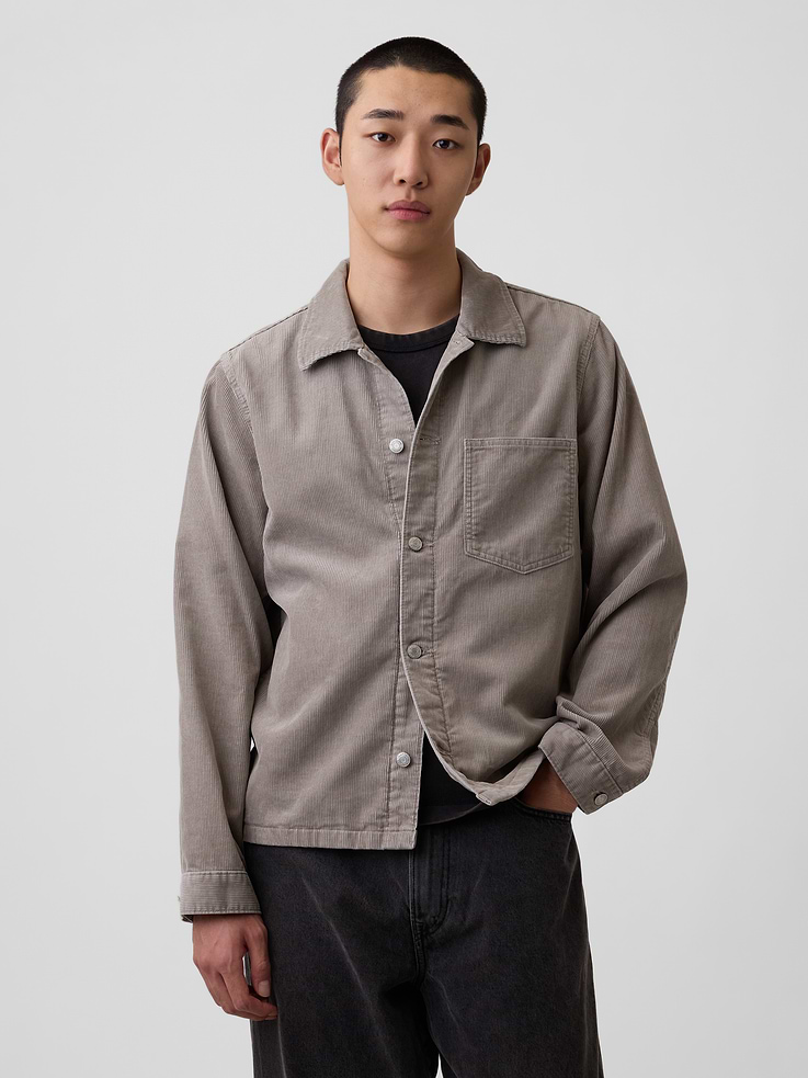 Image number 1 showing, Corduroy Shirt Jacket