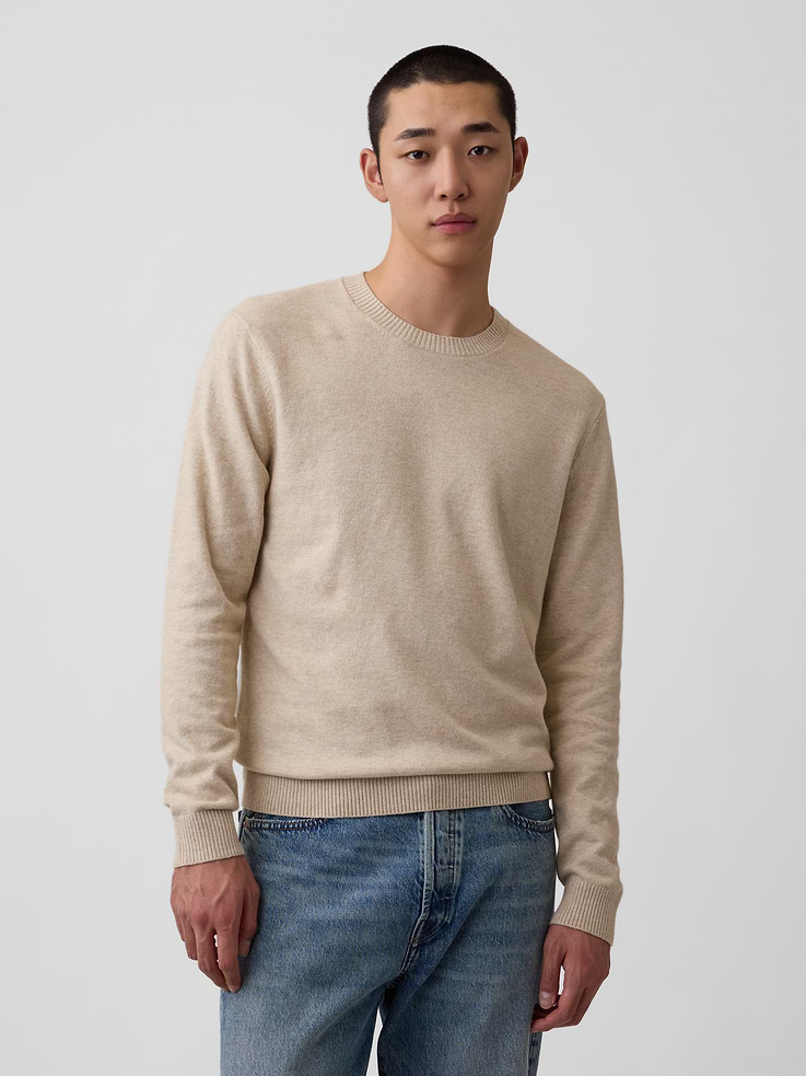 Image number 1 showing, CashSoft Crew Sweater
