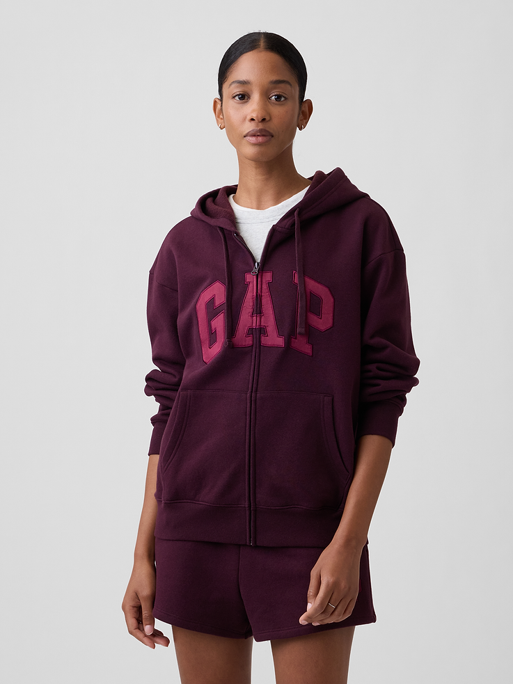 Image number 1 showing, Relaxed Gap Logo Zip Hoodie
