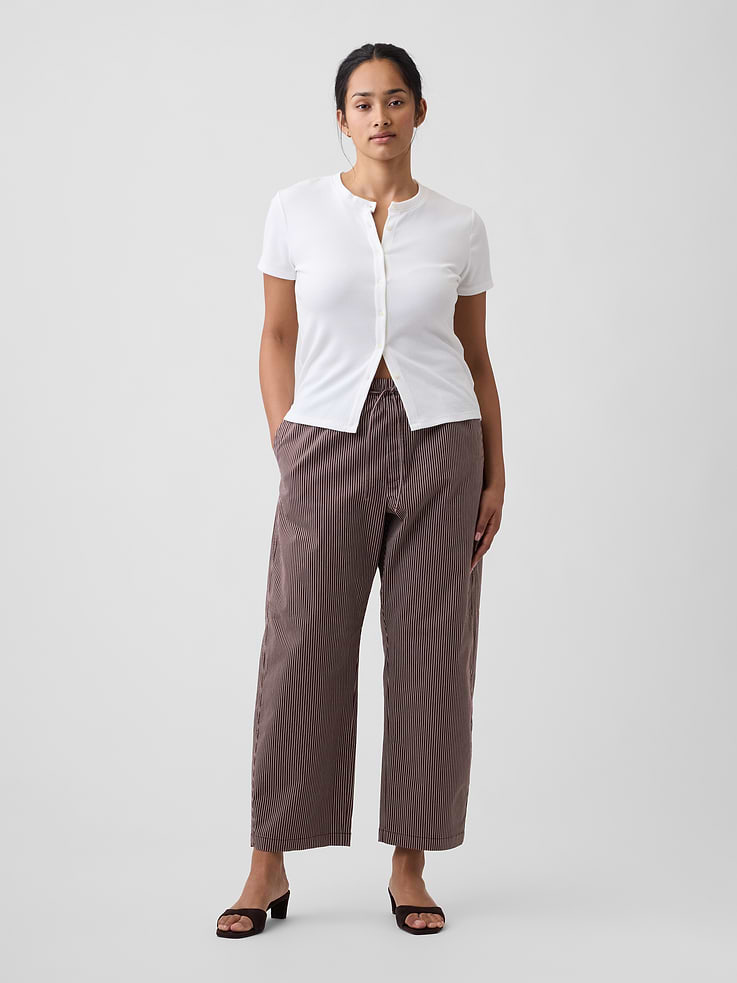 Image number 5 showing, Mid Rise Easy Barrel Khakis