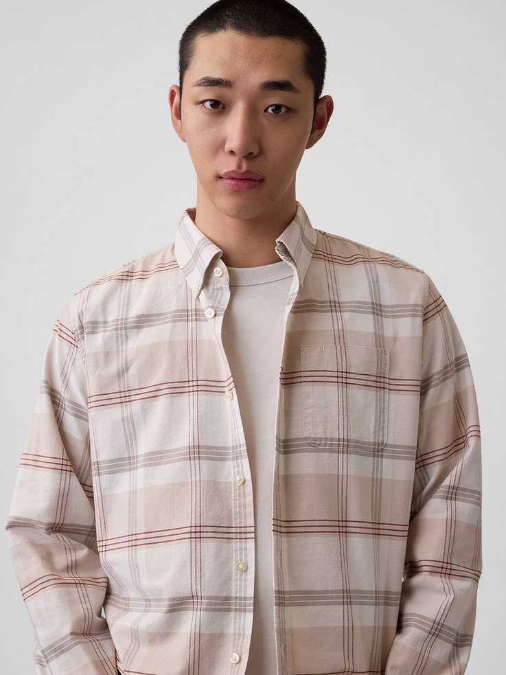 Image number 4 showing, Plaid Oxford Button-Down Shirt