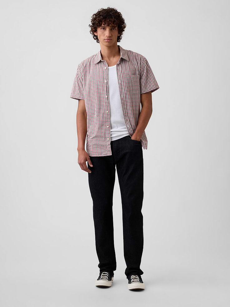 Image number 3 showing, Stretch Poplin Shirt in Standard Fit