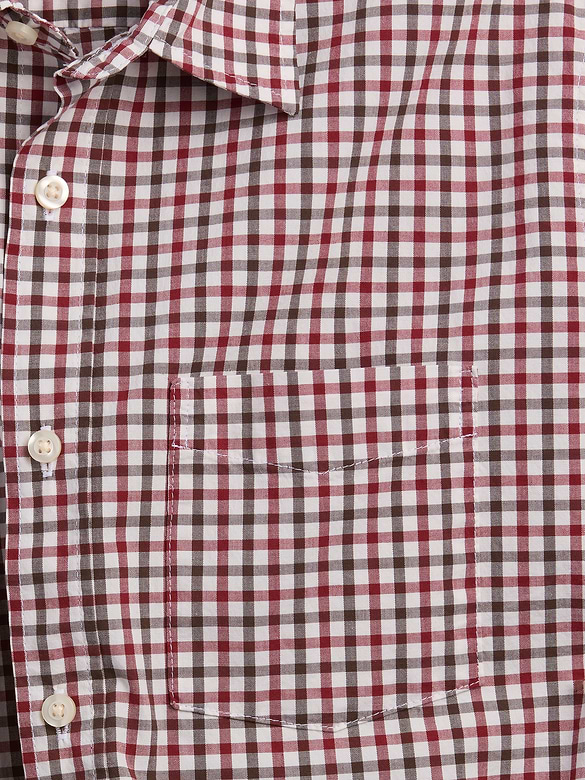 Stretch Poplin Shirt in Standard Fit