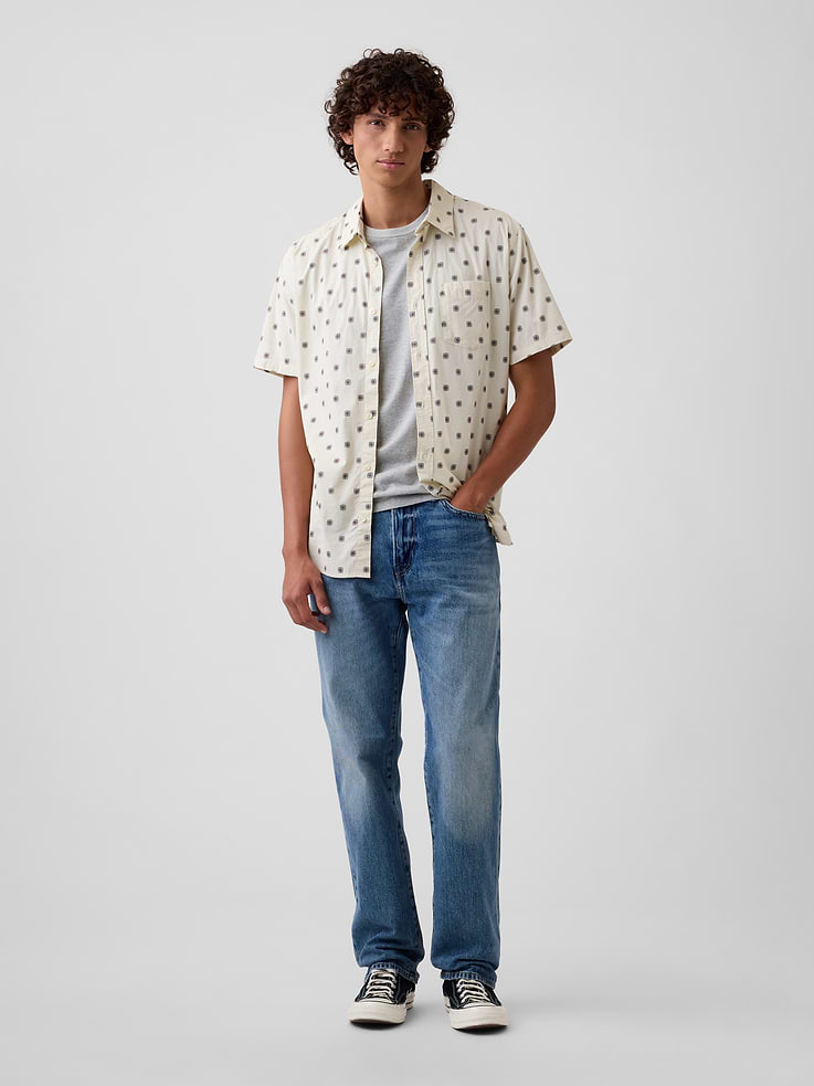 Image number 3 showing, Stretch Poplin Shirt in Standard Fit