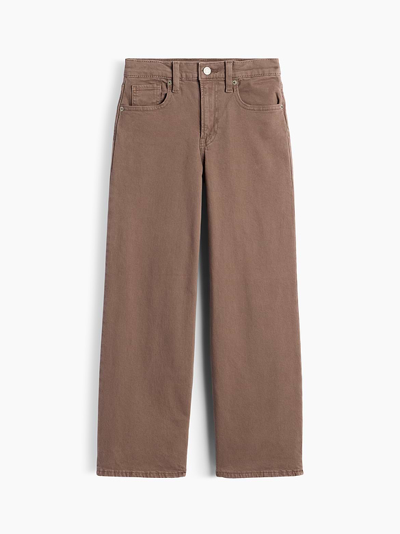 Kids Low Rise Stride Bow Pocket Wide-Leg Jeans