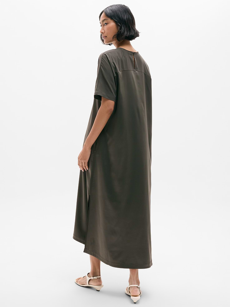 Image number 2 showing, Featherweight Satin Dress