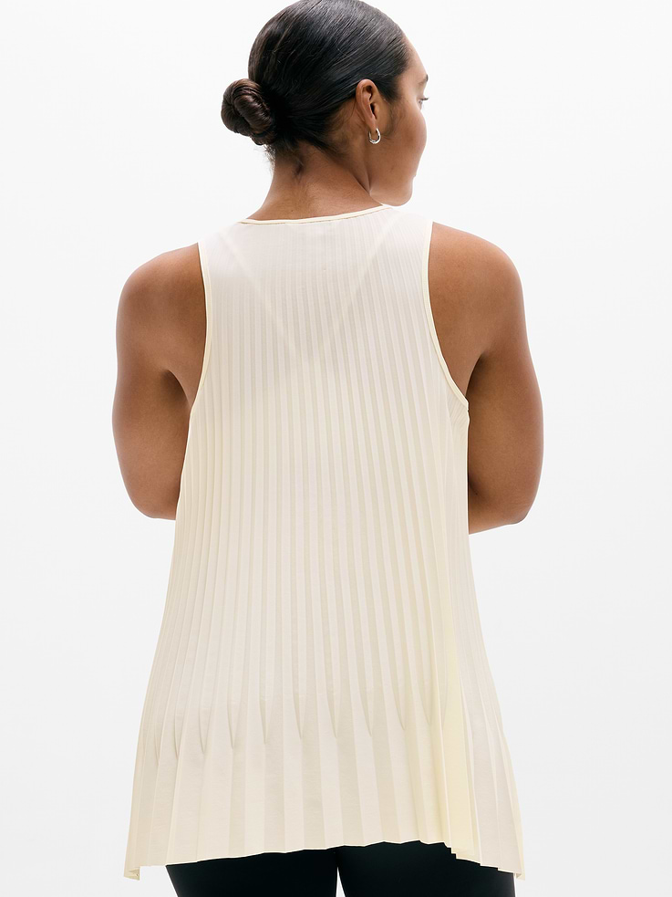 Image number 3 showing, Featherweight Plissé Tank