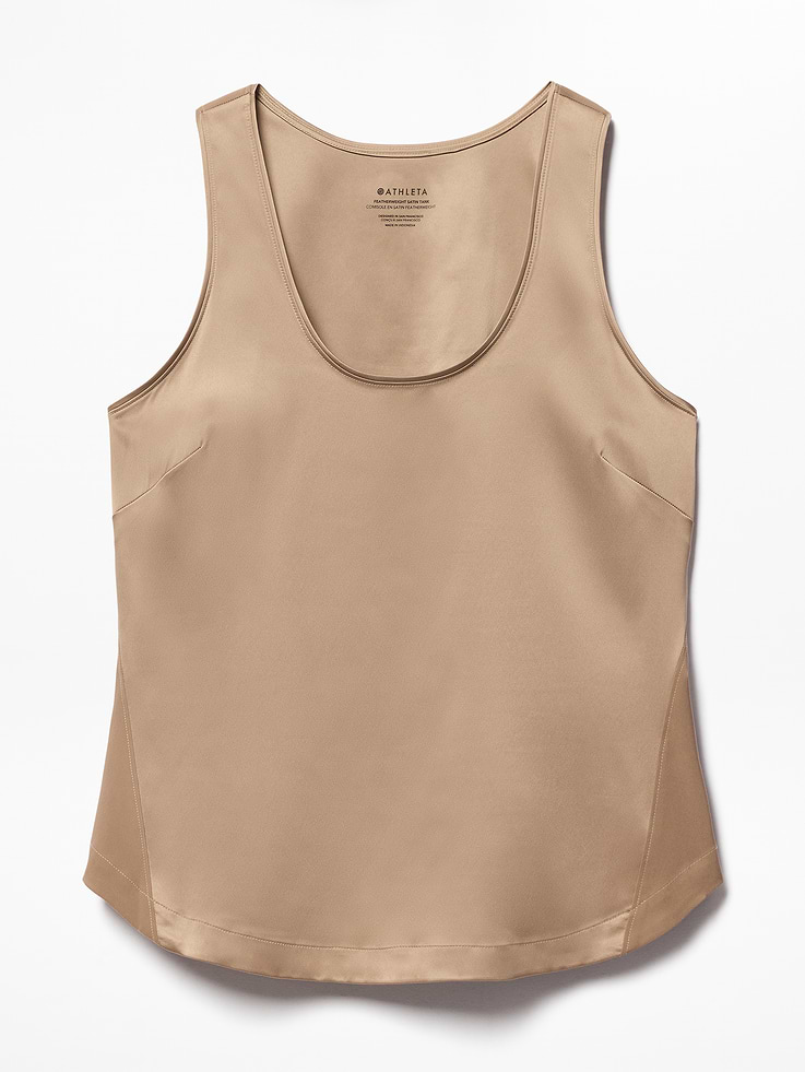 Image number 6 showing, Featherweight Satin Tank