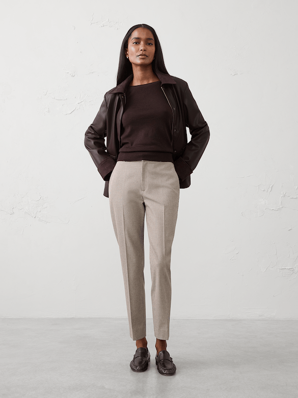 Sloan Slim High-Rise Ankle Pant