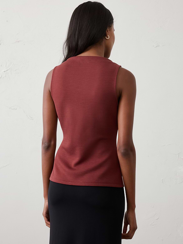 Soft Touch High-Neck Top