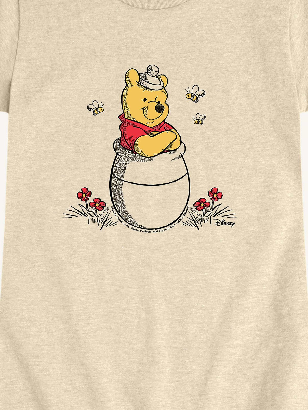 Image number 2 showing, Winnie The Pooh And Bees Short Sleeve Graphic T-Shirt For Toddlers