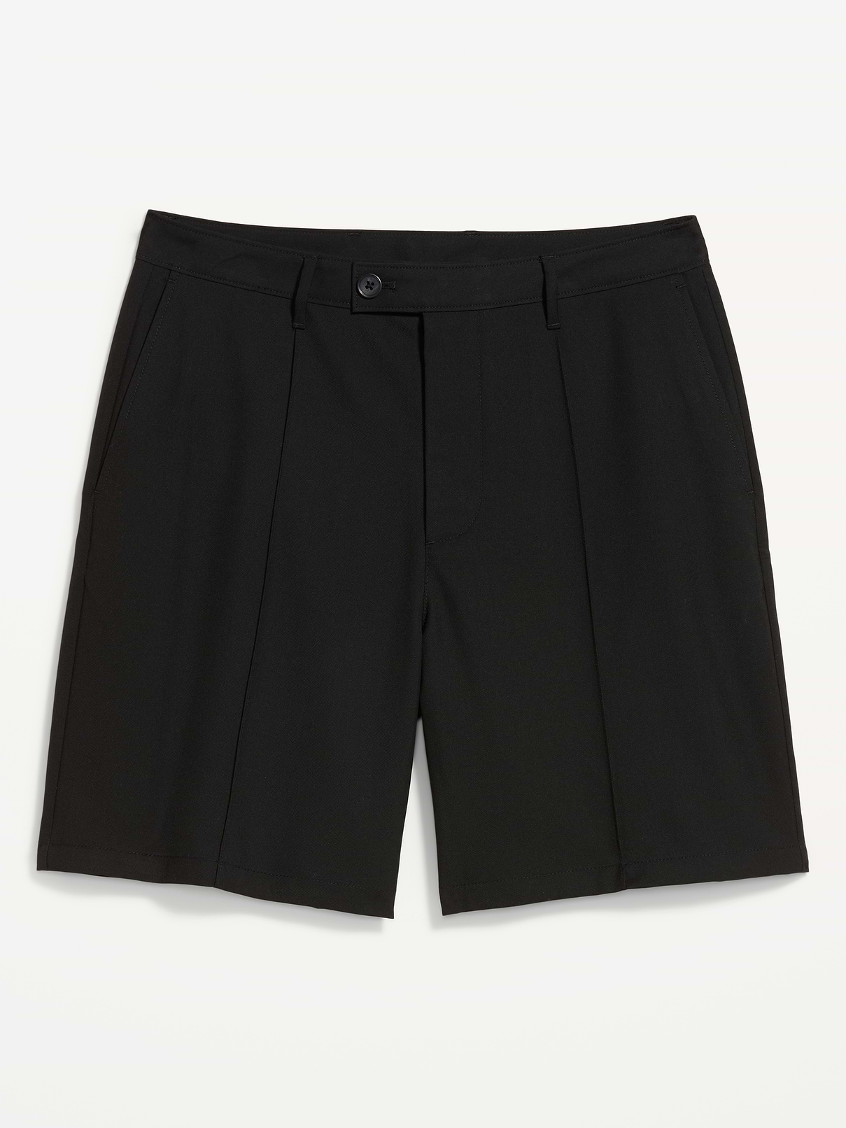 Baggy Creased Twill Dress Shorts -- 8-inch inseam