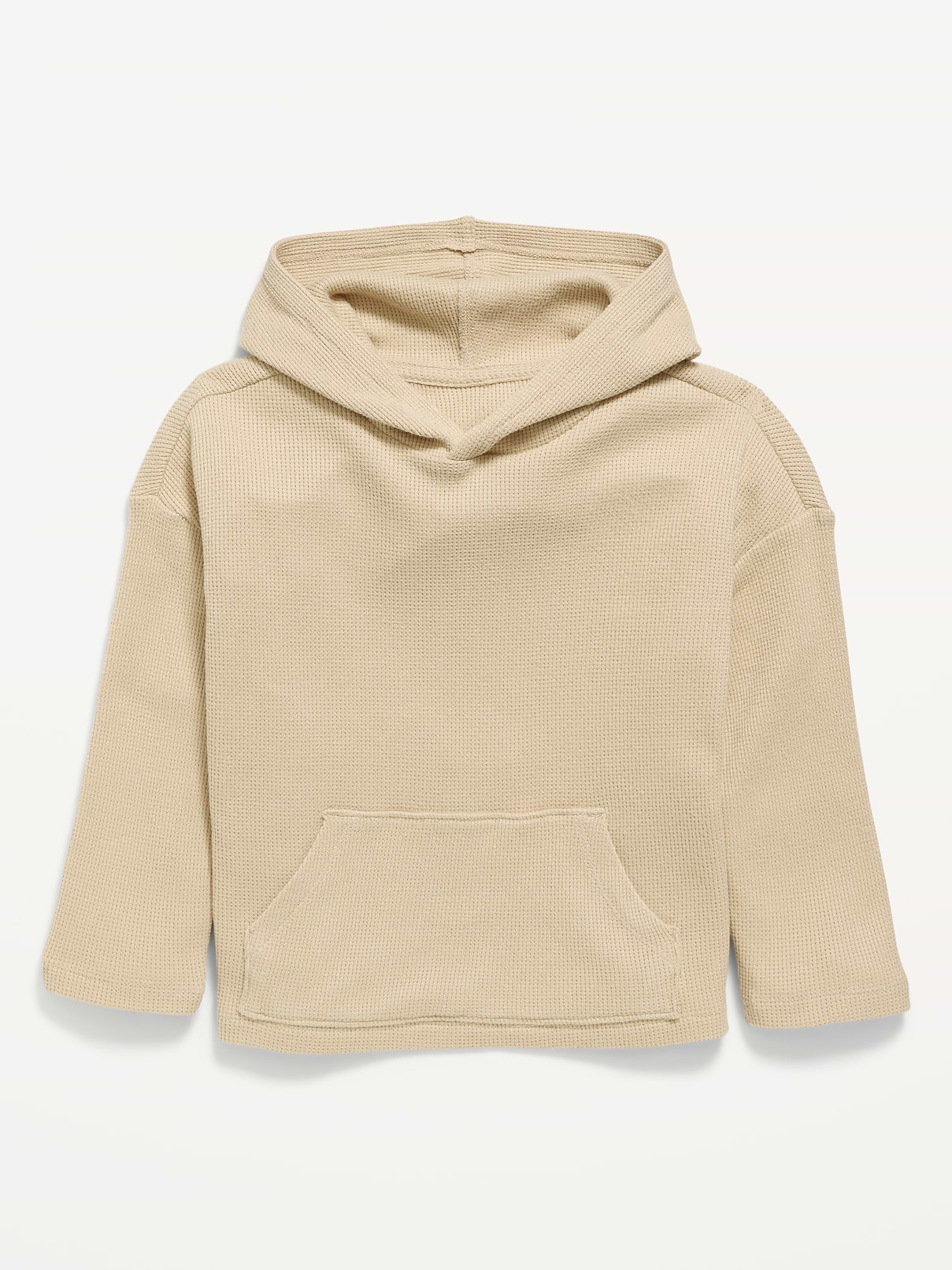 Image 1 of 3, built-in hood, long sleeves, drop shoulders, kangaroo pocket, Product #1184226