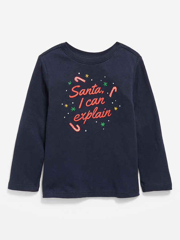 Long-Sleeve Graphic T-Shirt for Toddler Boys