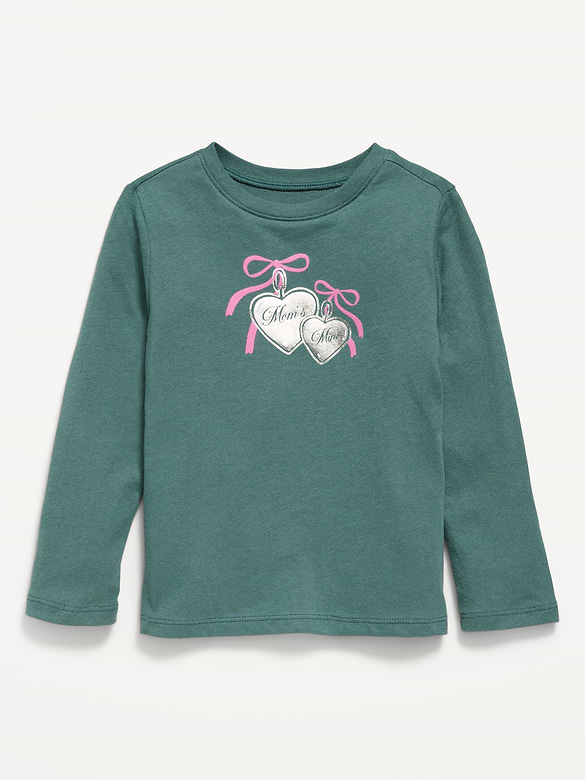 Long-Sleeve Graphic T-Shirt for Toddler Girls