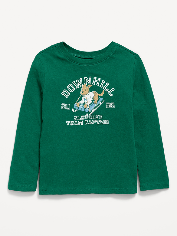 Long-Sleeve Graphic T-Shirt for Toddler Boys