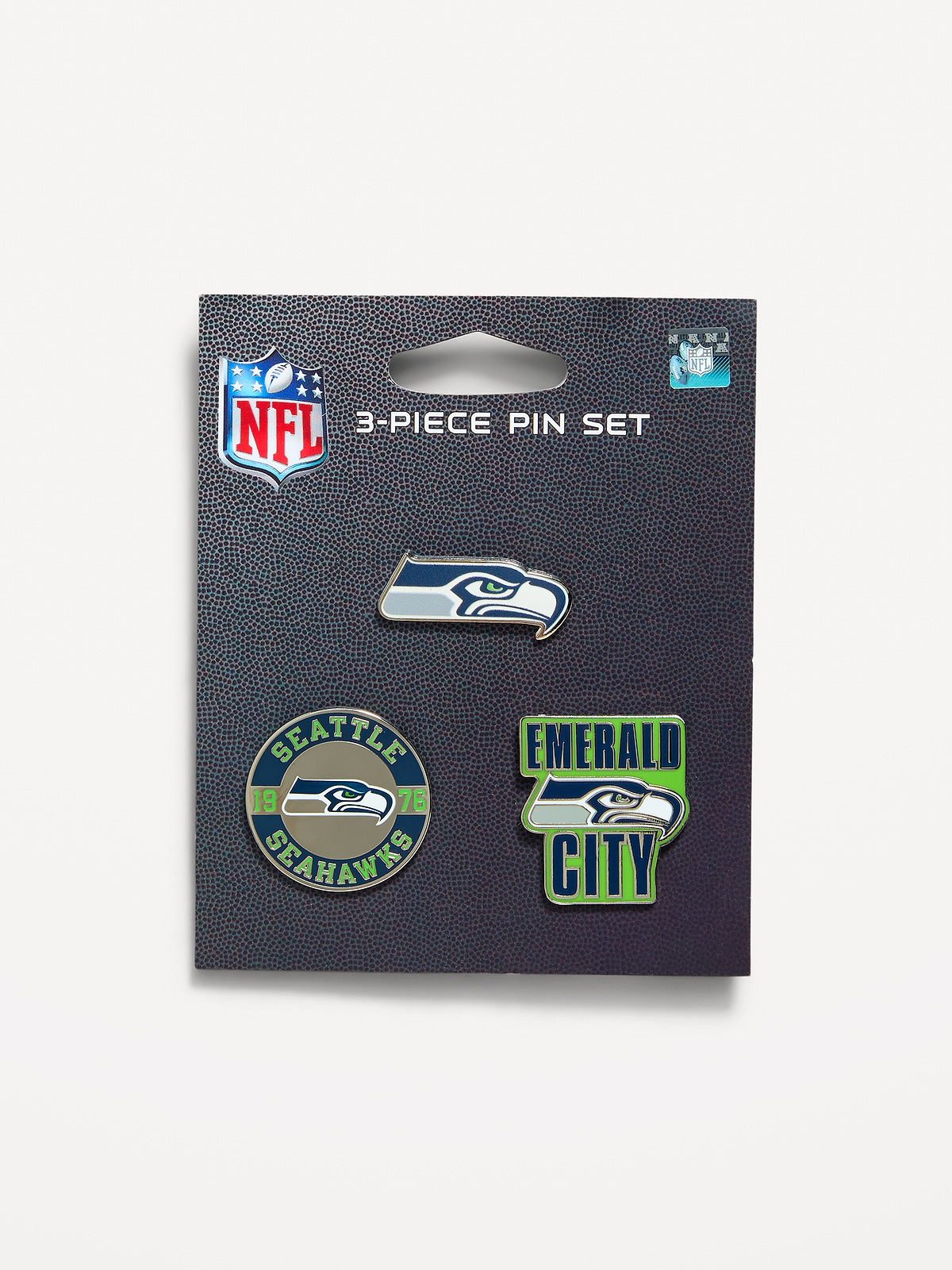 WinCraft® Seattle Seahawks 3-Pack Collector Enamel Pins