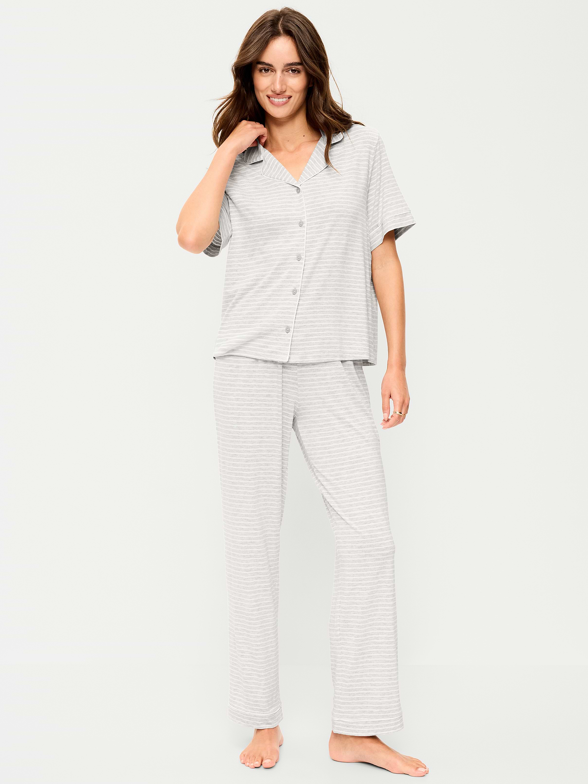 L'image numéro 1 présente Ensemble pantalon en tricot de jersey Grasse matinée
