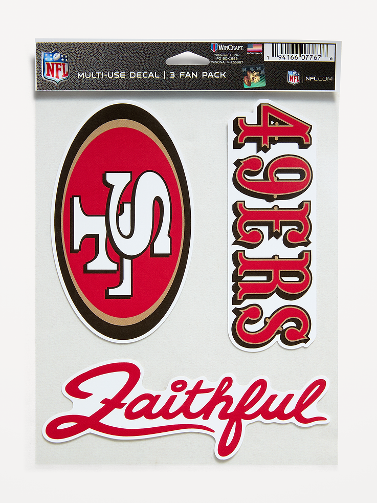 Image 1 of 1, 3-pack, these versatile decals adhere smoothly to a wide variety of surfaces including, tumblers, laptops, desks, windows, and more, removeable and reusable, vinyl material, Product #1187564