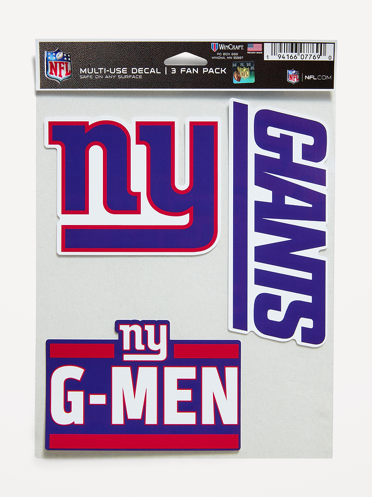 Image 1 of 1, 3-pack, these versatile decals adhere smoothly to a wide variety of surfaces including, tumblers, laptops, desks, windows, and more, removeable and reusable, vinyl material, Product #1187550