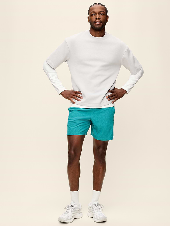 StretchTech Woven Workout Shorts -- 7-inch inseam