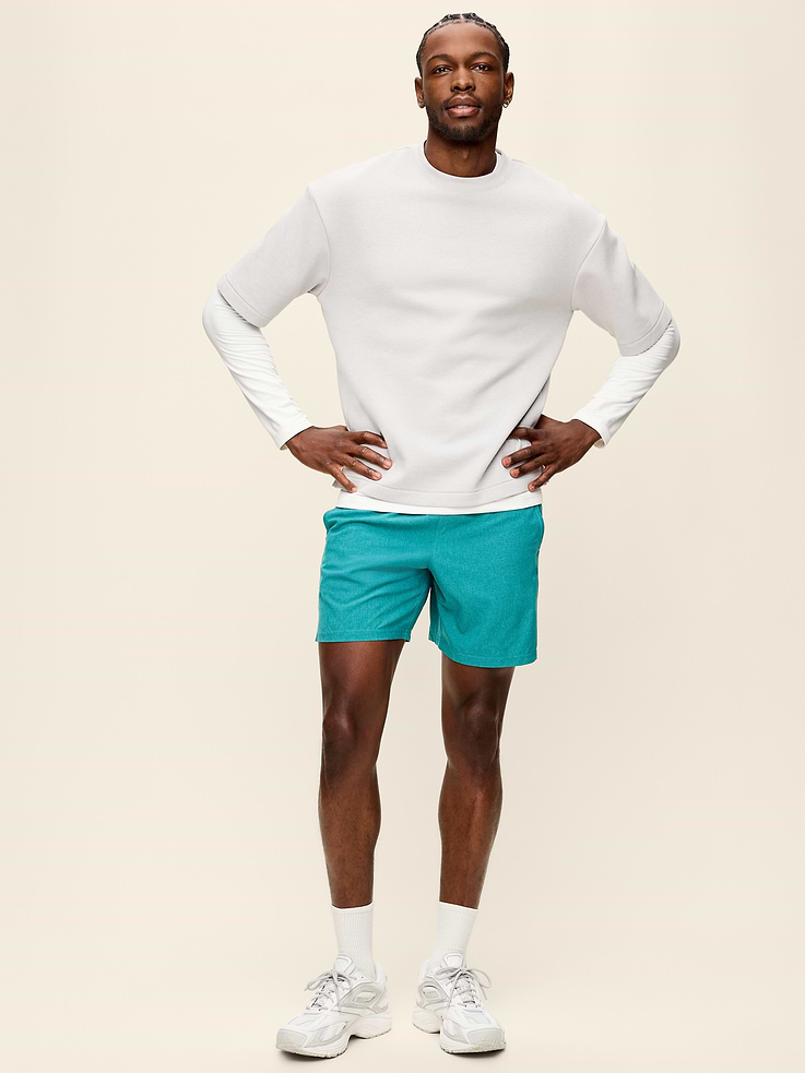 Image number 2 showing, StretchTech Woven Workout Shorts -- 7-inch inseam