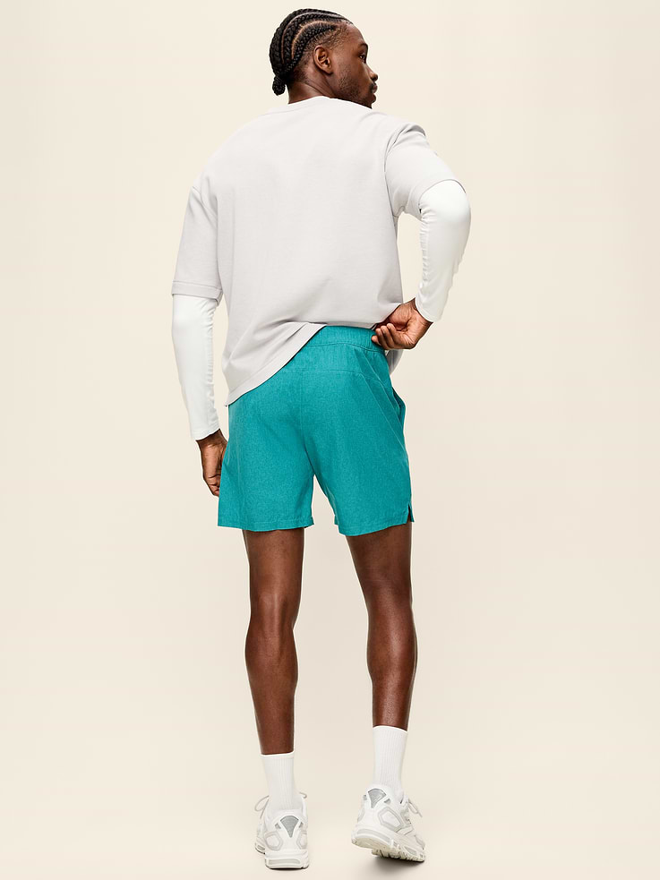 Image number 4 showing, StretchTech Woven Workout Shorts -- 7-inch inseam