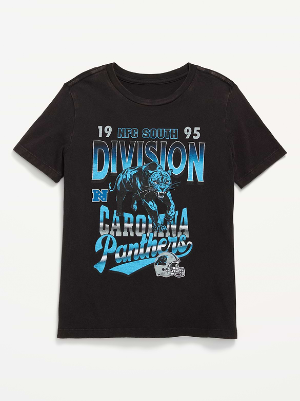 Carolina Panthers Gender-Neutral Graphic T-Shirt for Kids