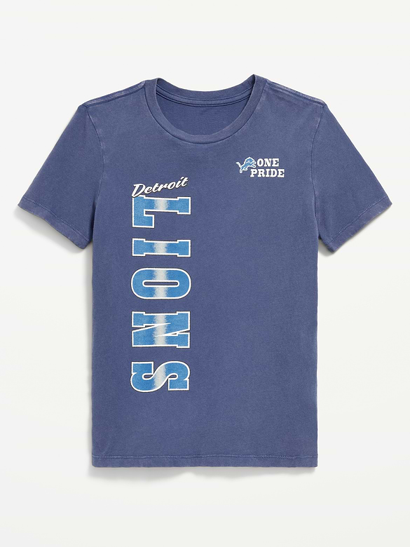 Detroit Lions Gender-Neutral Graphic T-Shirt for Kids