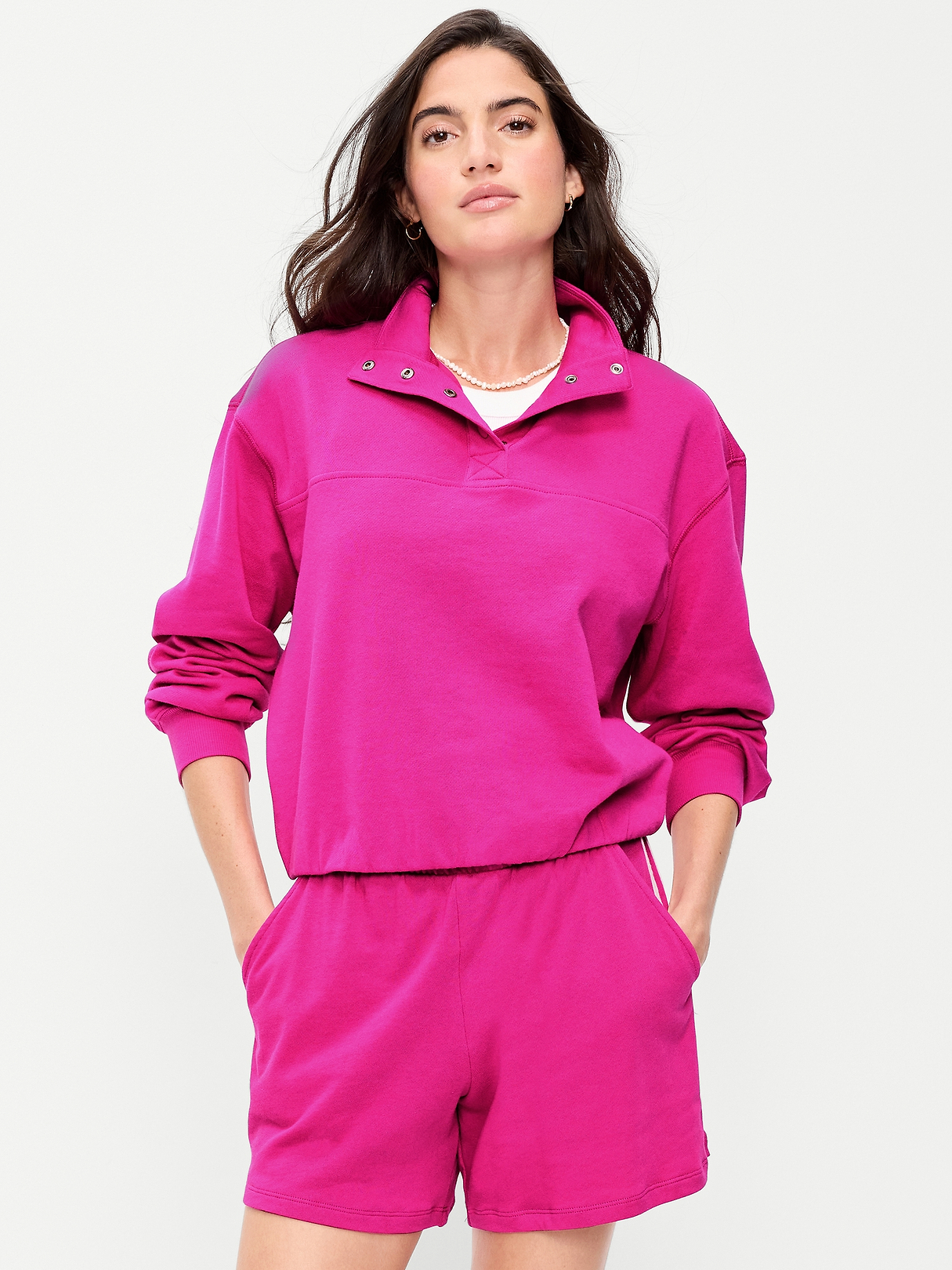 SoComfy Funnel-Neck Sweatshirt | Old Navy