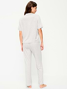 L'image numéro 2 présente Ensemble pantalon en tricot de jersey Grasse matinée
