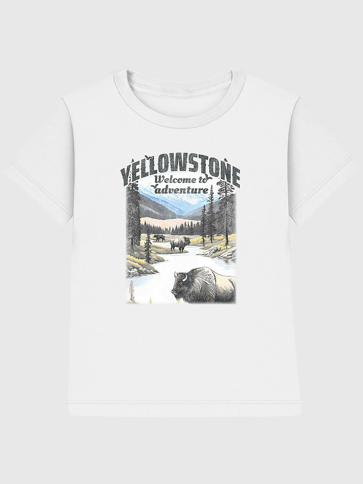 Image number 1 showing, Yellowstone National Park Classic Graphic T-Shirt for Kids