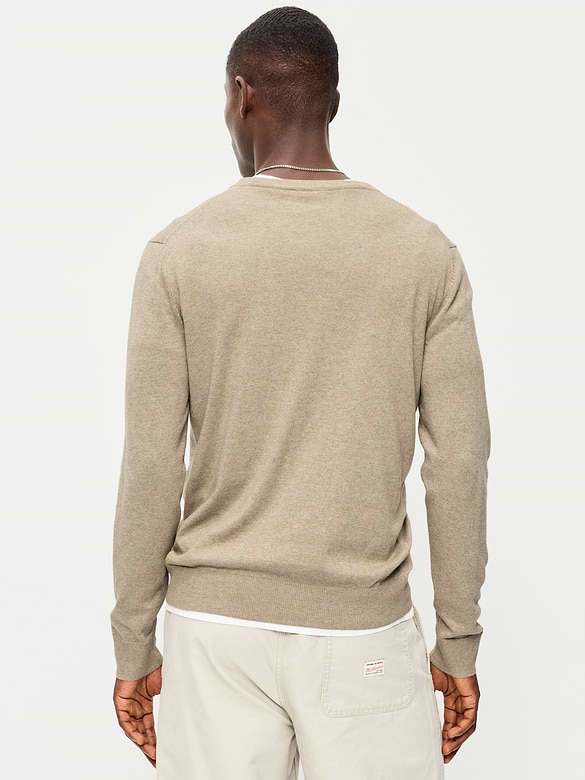 Washed Crew-Neck Sweater