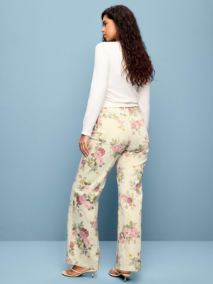 Image number 6 showing, Extra High-Waisted Wide-Leg Jeans