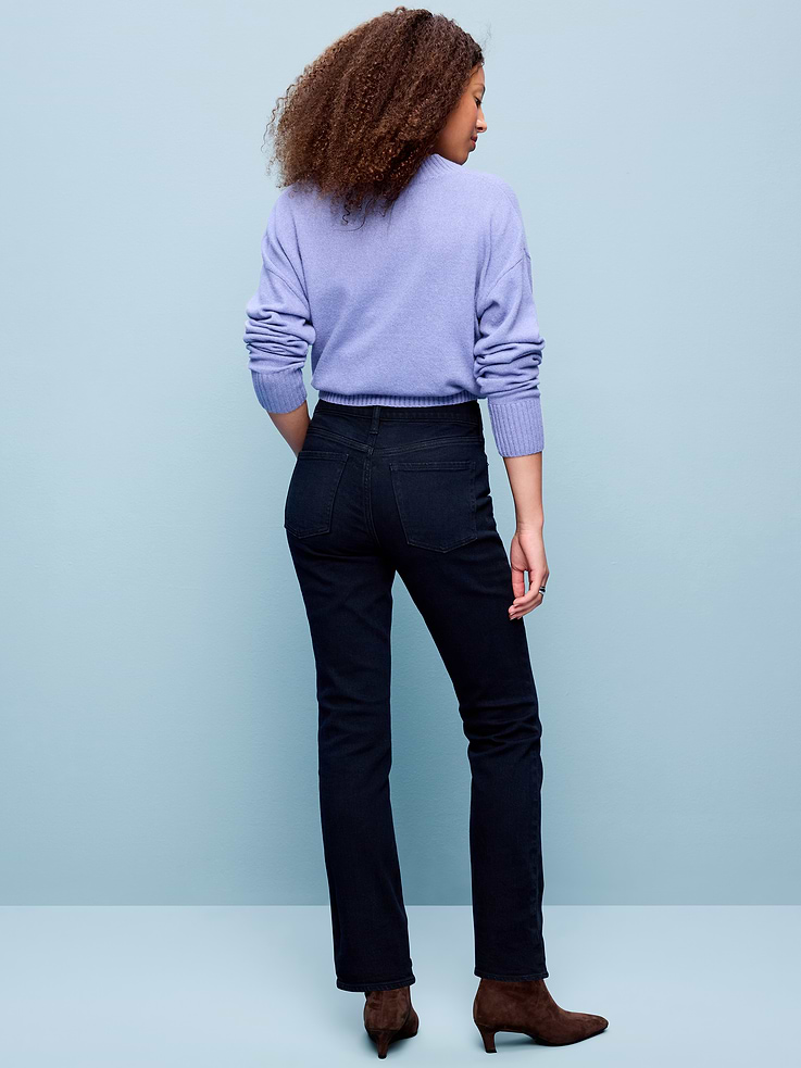 Image number 3 showing, Mid-Rise Straight Leg Jeans