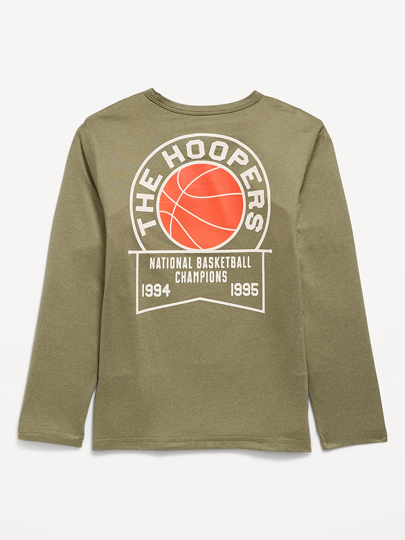 CloudMotion Long-Sleeve Performance T-Shirt for Boys