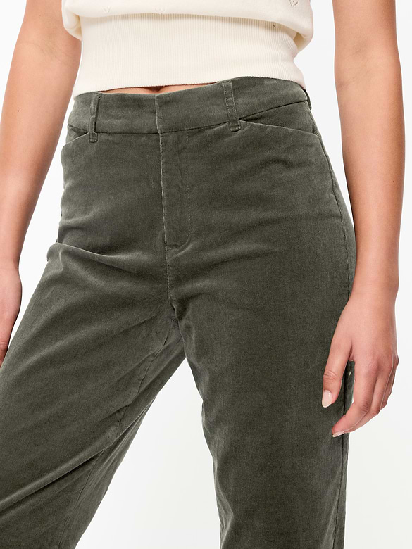 High-Waisted Pixie Straight Pants