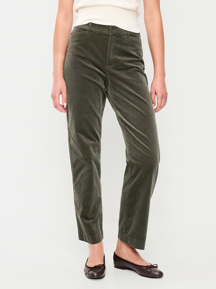 Image number 2 showing, High-Waisted Pixie Straight Pants