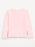 Image 3 de 3, T-shirt ultra-doux à applique en cœur et à manches longues pour fille