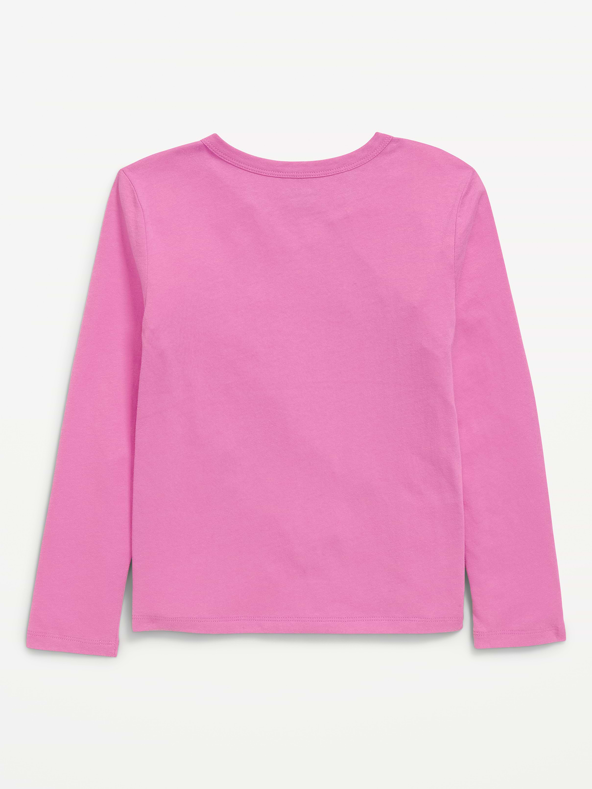 Image 3 de 3, T-shirt ultra-doux à applique en cœur et à manches longues pour fille
