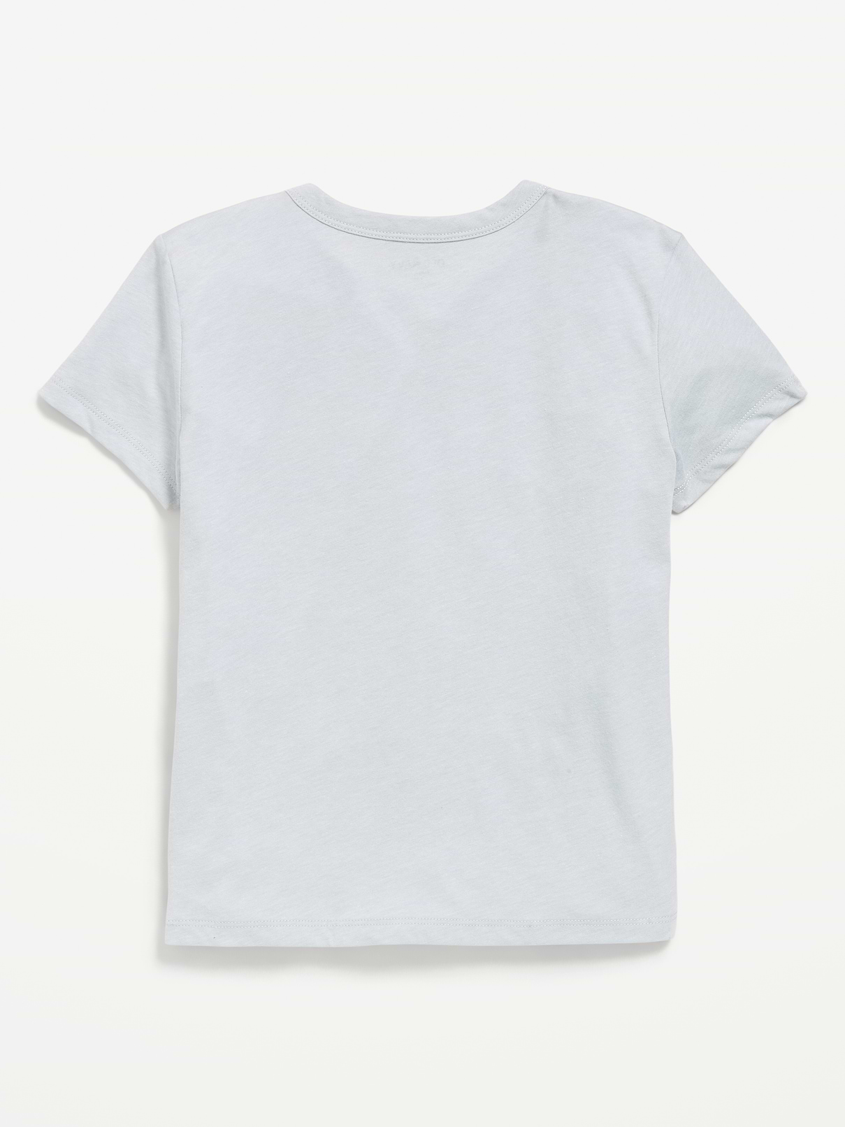 Image 3 of 3, Softest Short-Sleeve Heart-Pocket T-Shirt for Girls